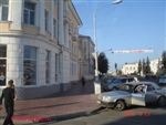 Улица
Трёхсвятская. Вид на площадь Ленина.
