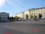 Советская
площадь.Вид на улицу Вольного Новгорода.