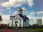Церковь возле АЭС.